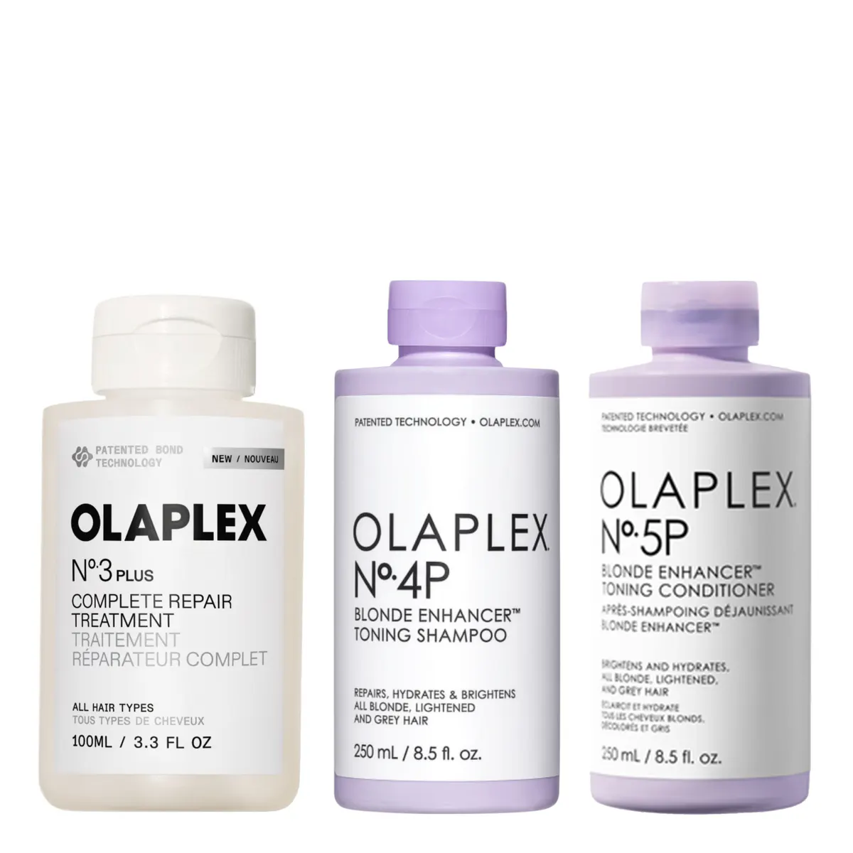 Olaplex Blonde and Grey Hair Strengthening Bundle