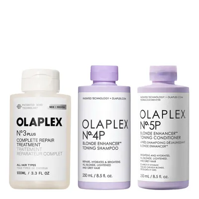 Olaplex Blonde and Grey Hair Strengthening Bundle