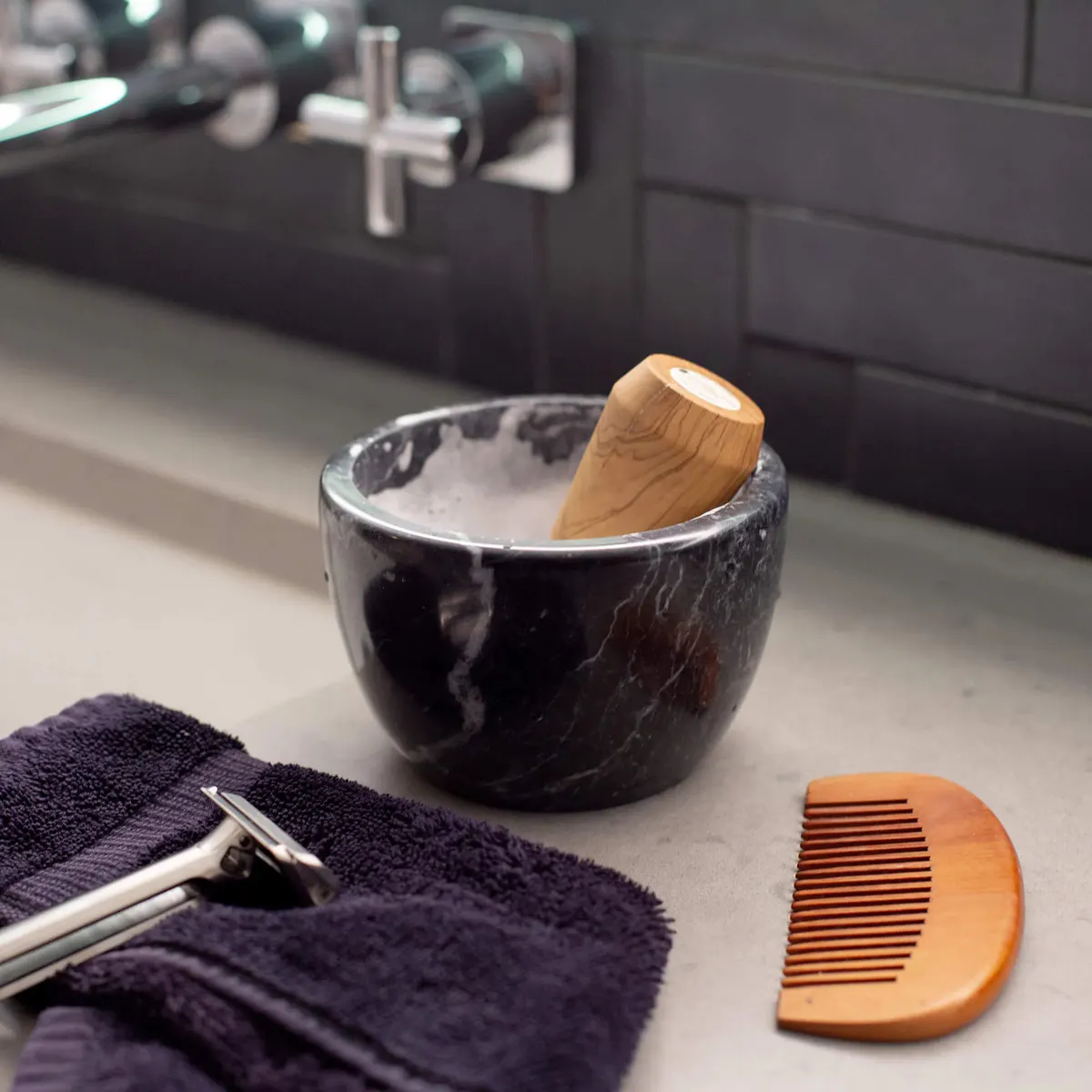 OneBlade Marble Shave Bowl, view 3