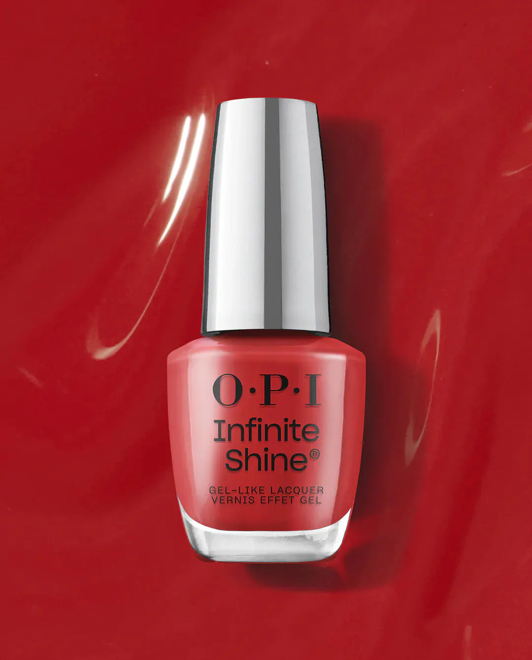 OPI Infinite Shine Big Apple Red 15ml, view 4