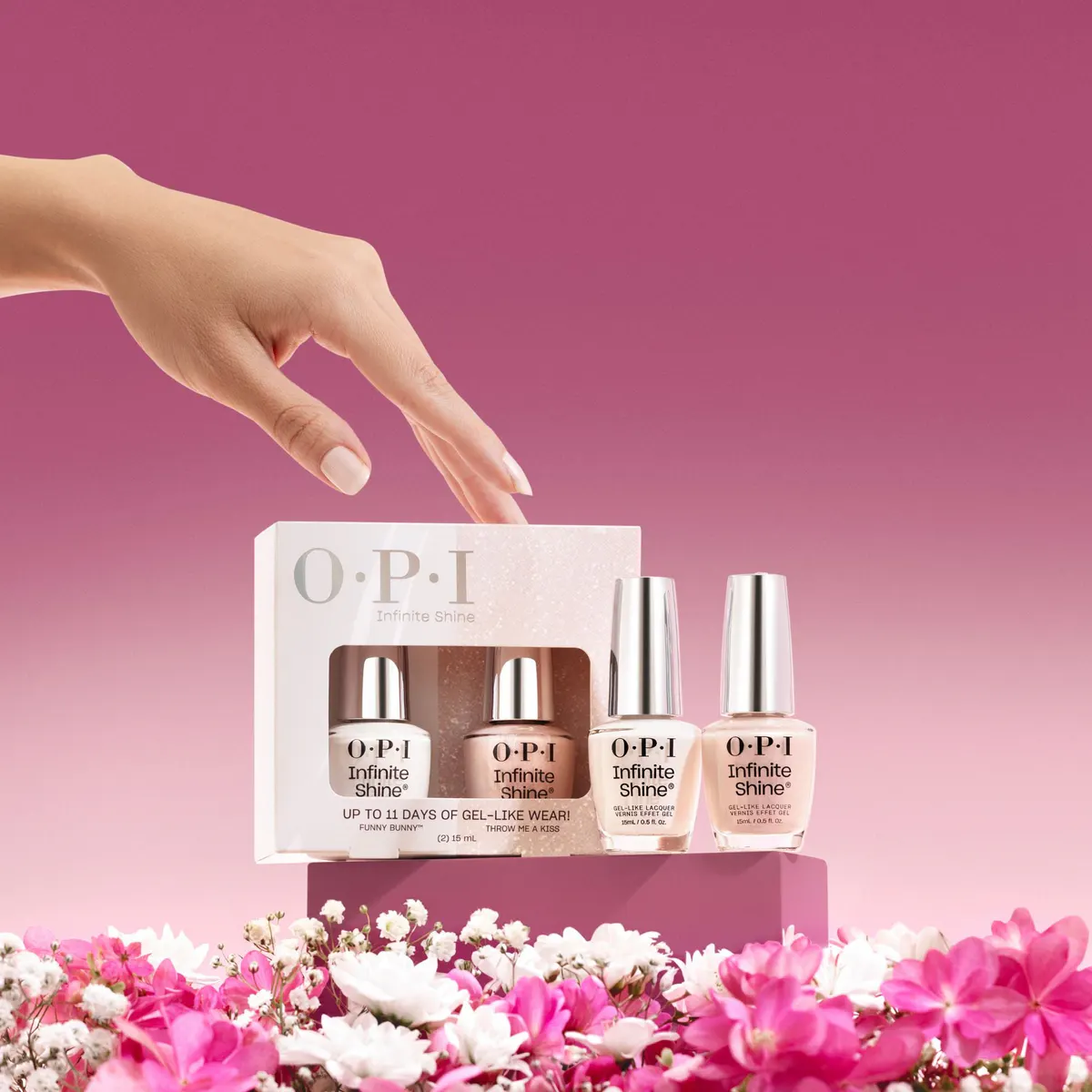 OPI Infinite Shine Colour Duo Gift Set 2x15ml, view 2