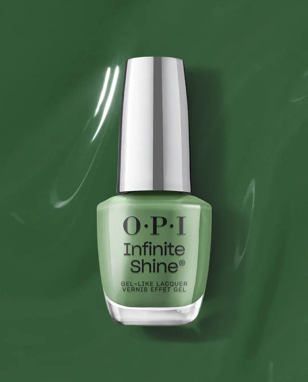 OPI Infinite Shine Happily Evergreen After 15ml, view 4