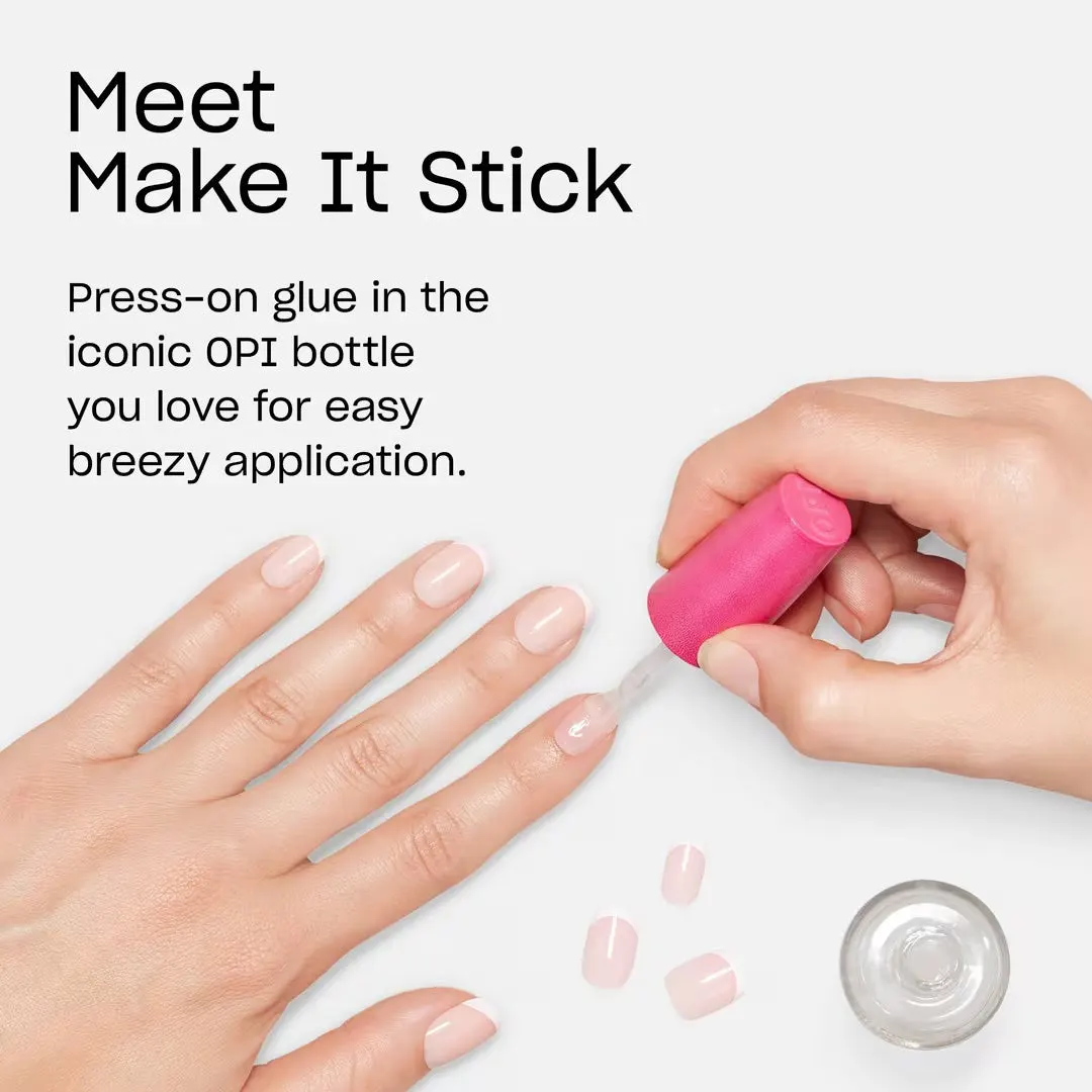 OPI Make It Stick Brush-on Press-on Nail Glue 15ml, view 2