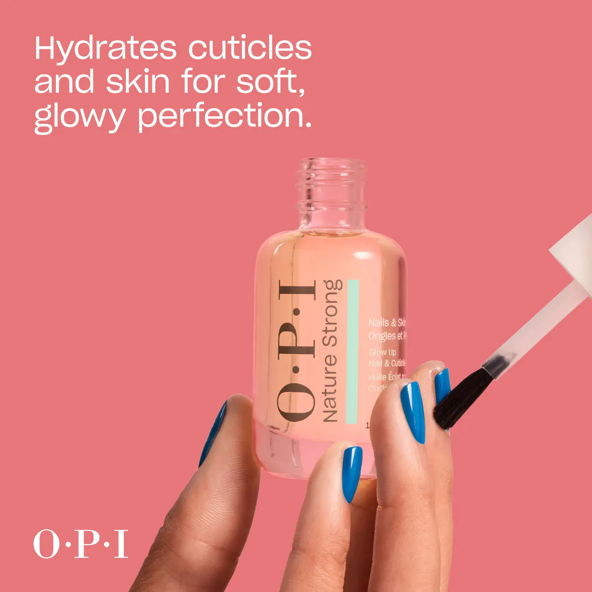 OPI Nature Strong Glow Up Nail & Cuticle Oil 15ml, view 4