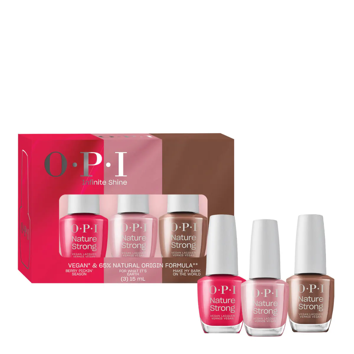 OPI Nature Strong Trio Gift Set 3x 15ml