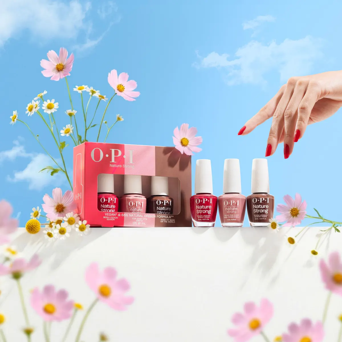 OPI Nature Strong Trio Gift Set 3x 15ml, view 2