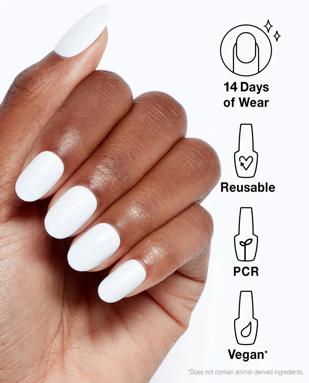 OPI xPRESS/ON Alpine Snow, view 4