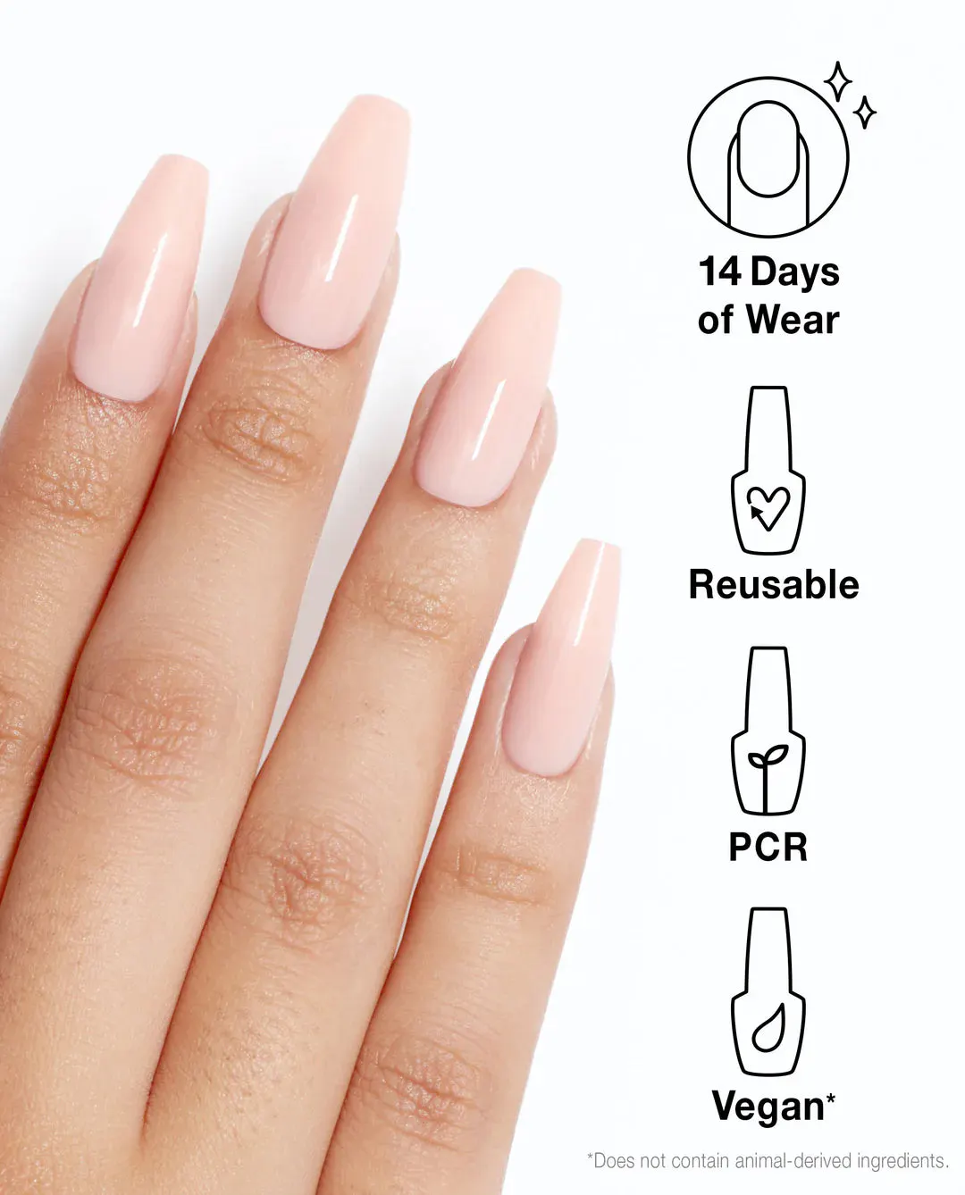 OPI xPRESS/ON Bubble Bath - LONG, view 4