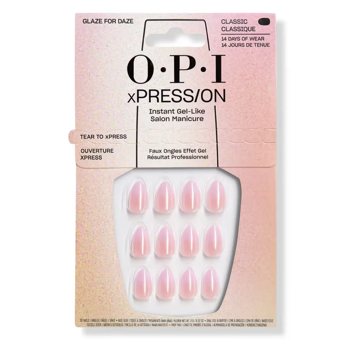 OPI xPRESS/ON Glaze for Daze