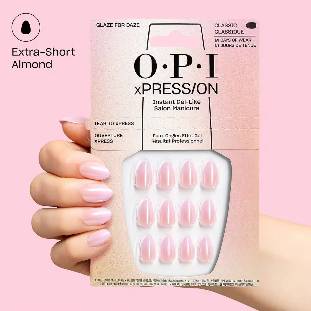 OPI xPRESS/ON Glaze for Daze, view 5