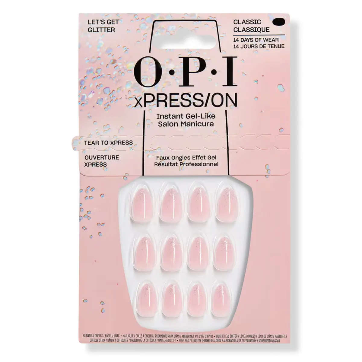 OPI xPRESS/ON Let’s Get Glitter