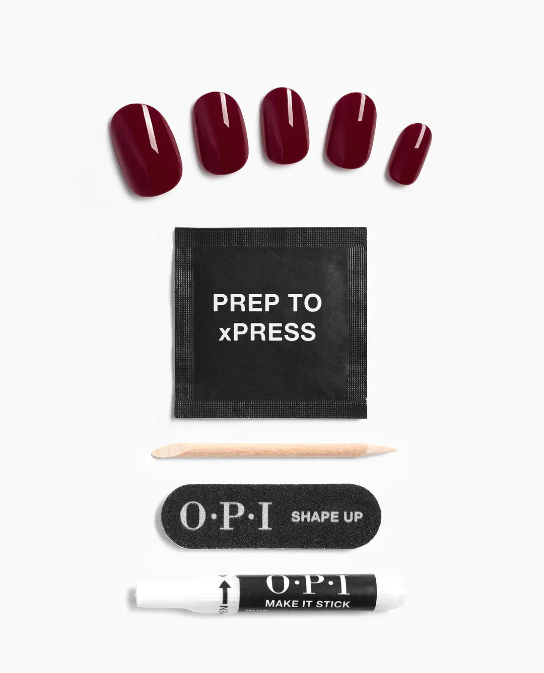 OPI xPRESS/ON Malaga Wine, view 3