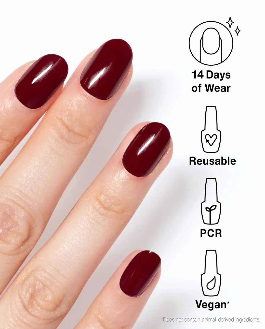 OPI xPRESS/ON Malaga Wine, view 4