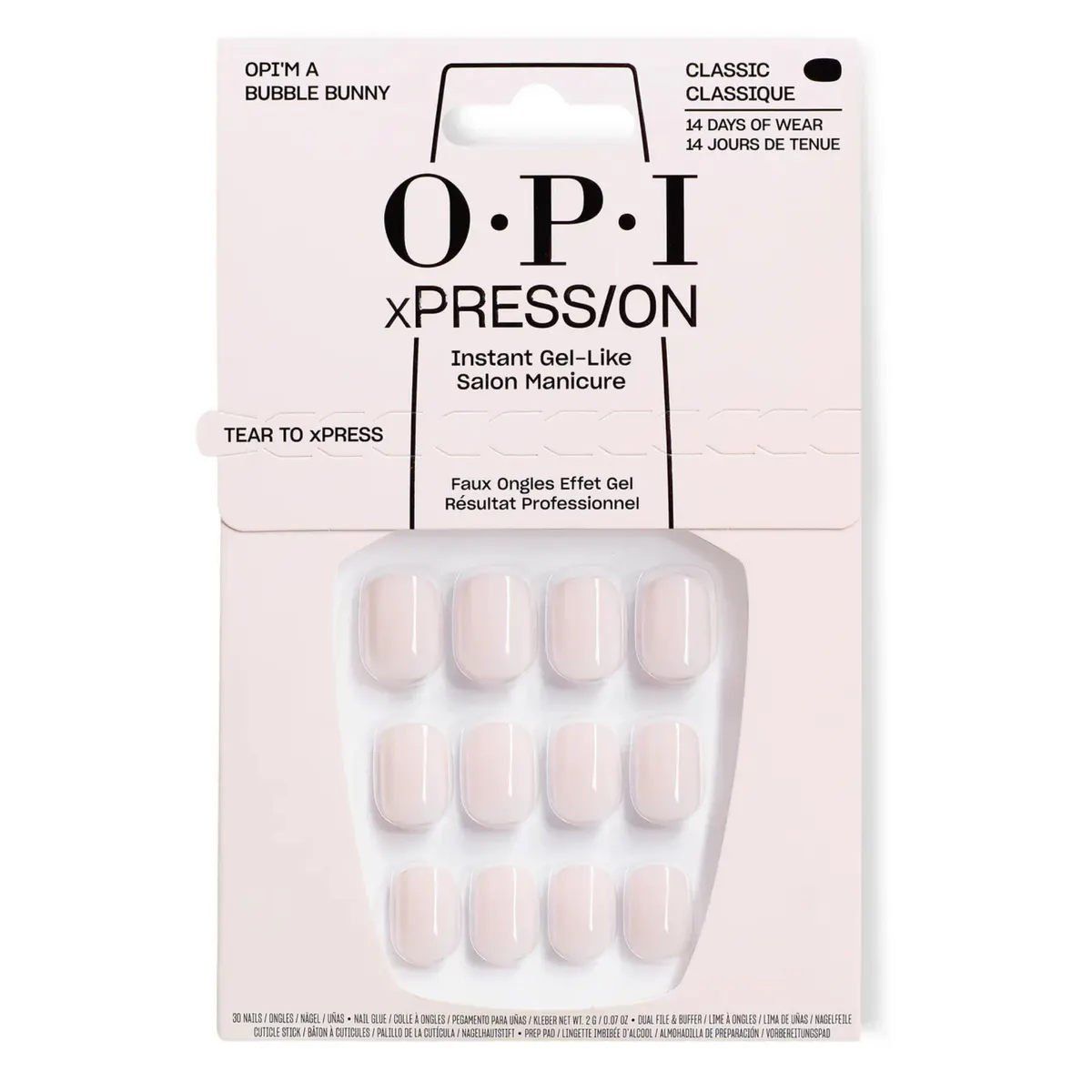 OPI xPRESS/ON OPI'm a Bubble Bunny