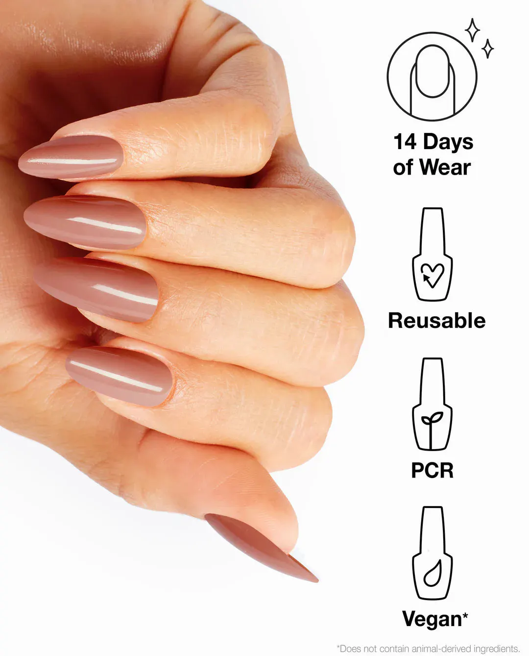 OPI xPRESS/ON Press On Nails El Mat-Adoring You, view 4