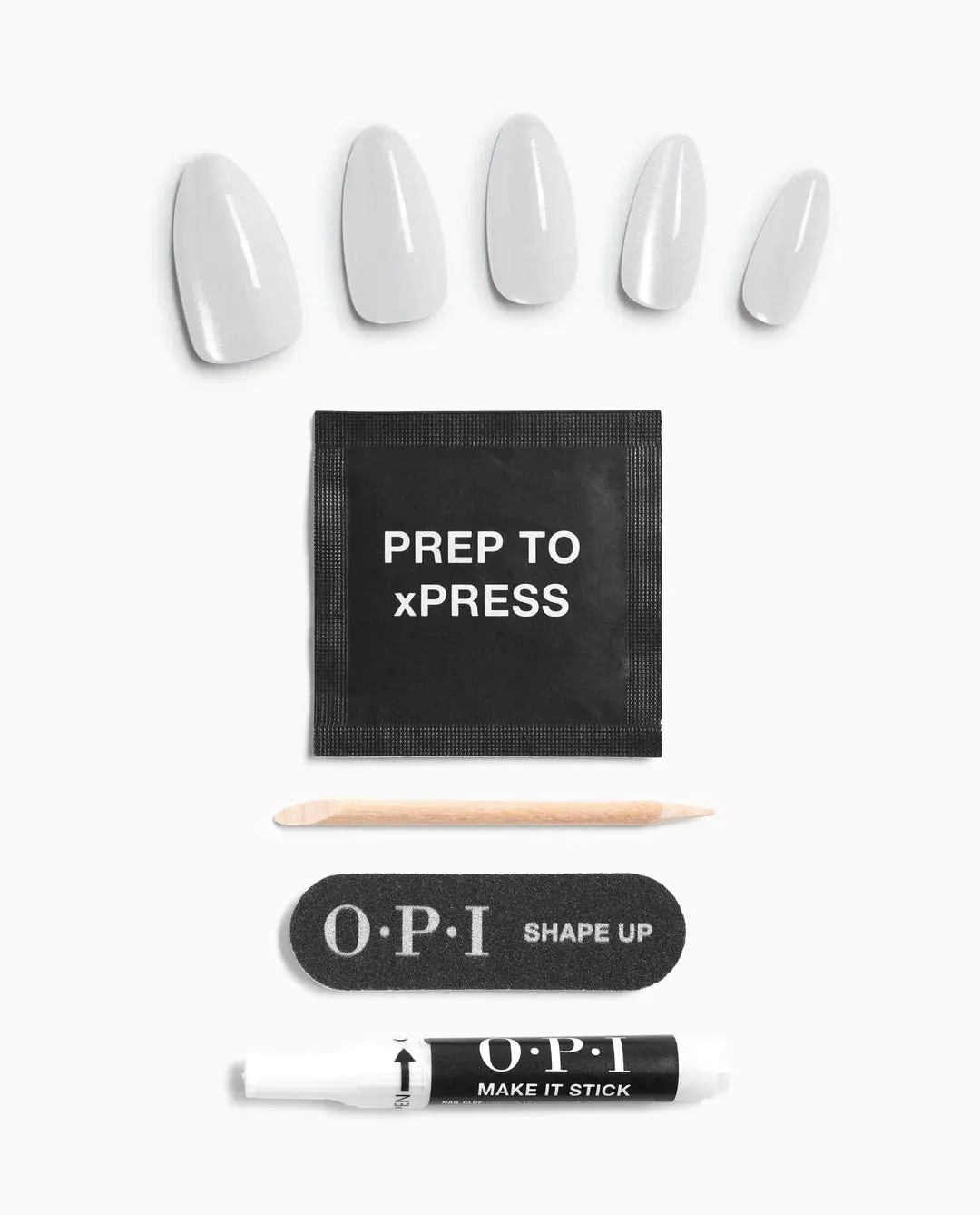 OPI xPRESS/ON Press On Nails Glass Slipper, view 3