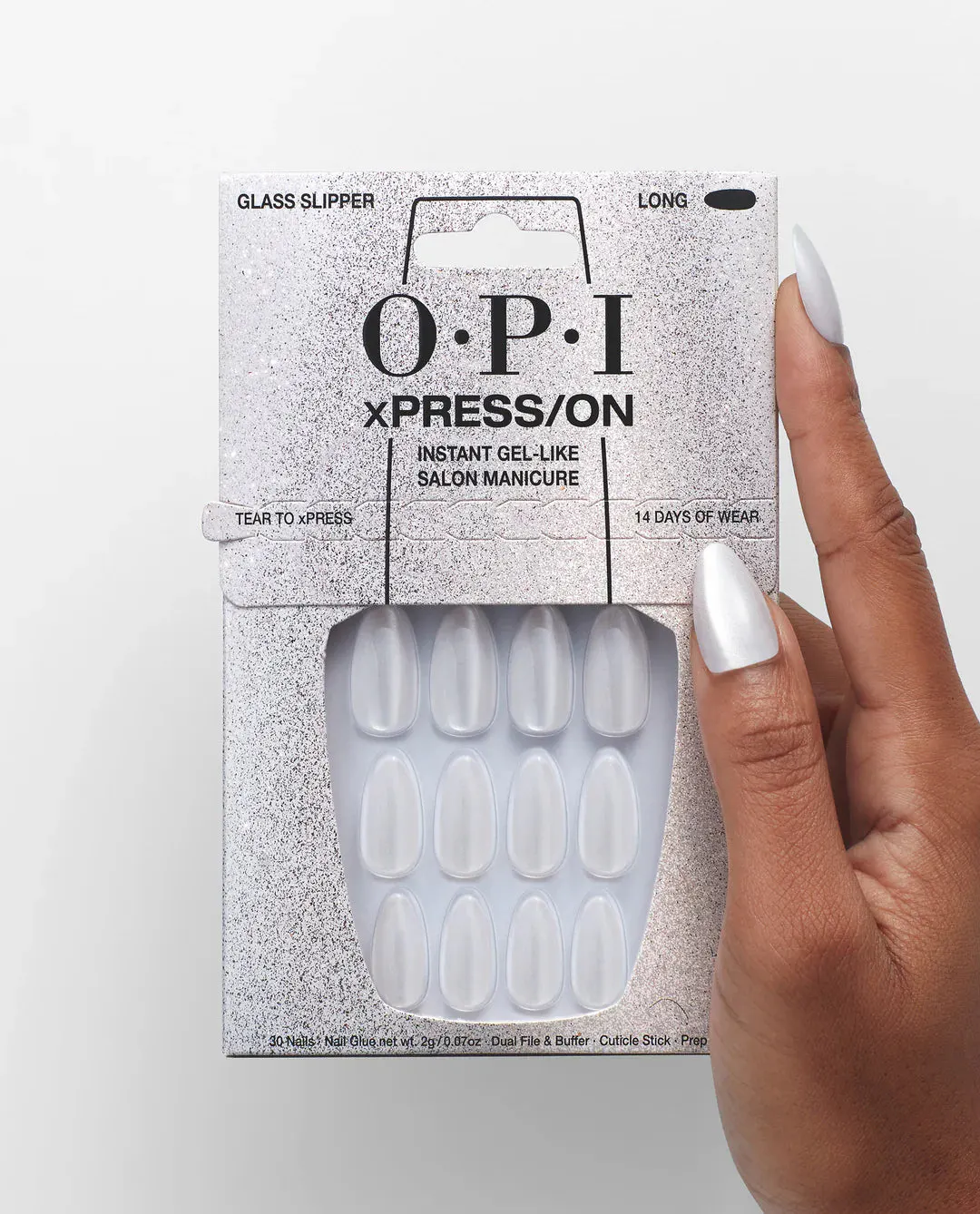 OPI xPRESS/ON Press On Nails Glass Slipper, view 5