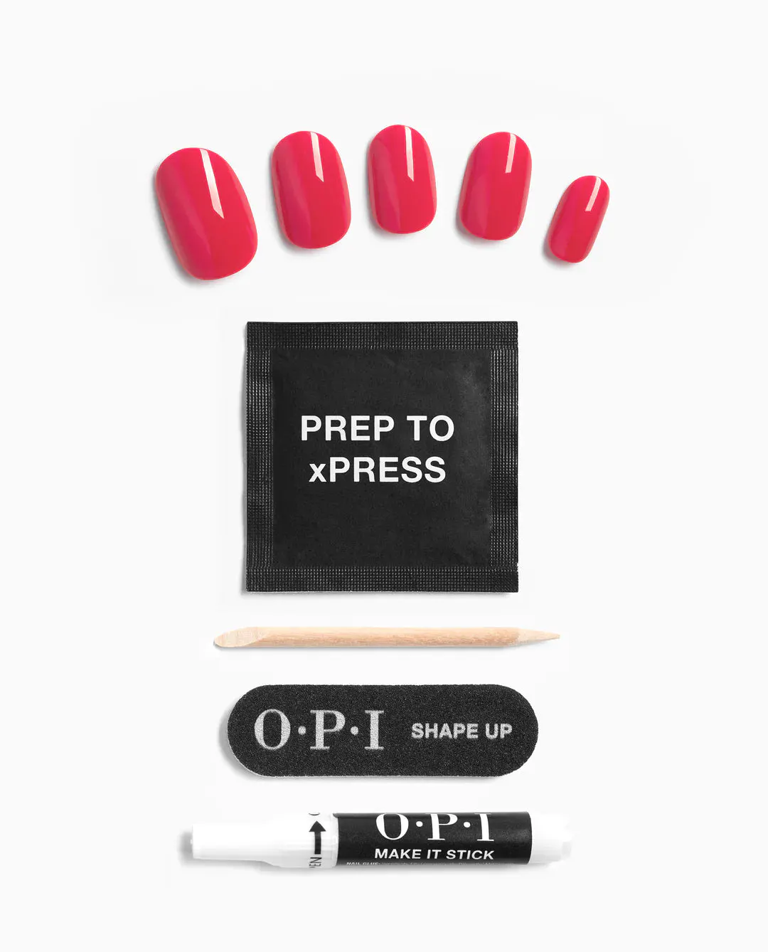 OPI xPRESS/ON Strawberry Margarita, view 3