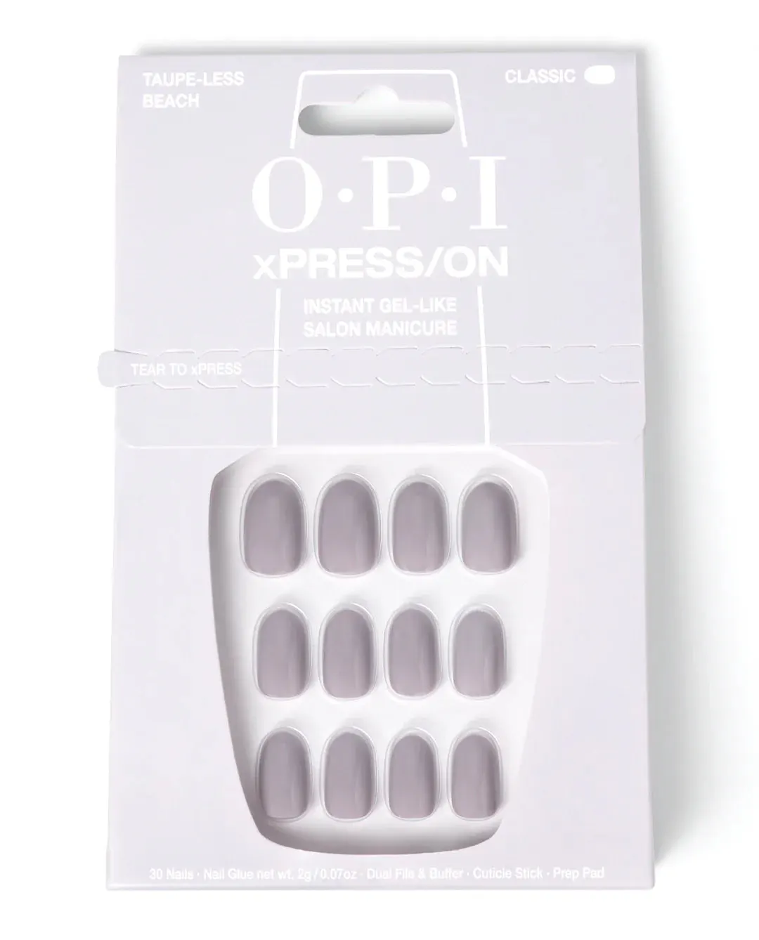 OPI xPRESS/ON Taupe-less Beach