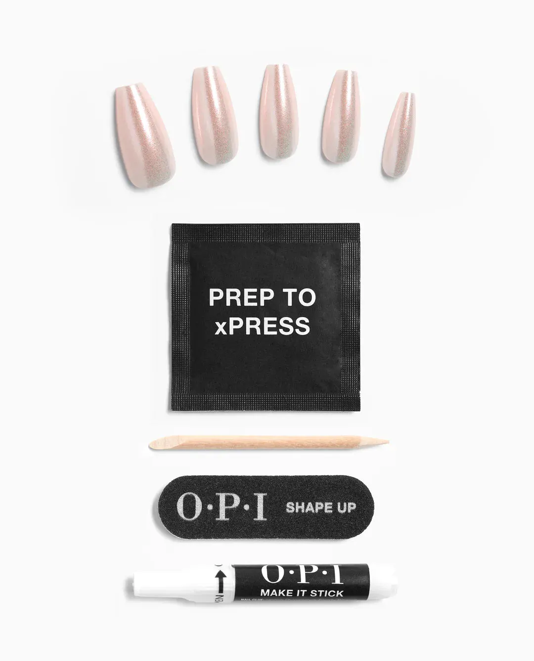 OPI xPRESS/ON Throw Me a Kiss- LONG, view 3