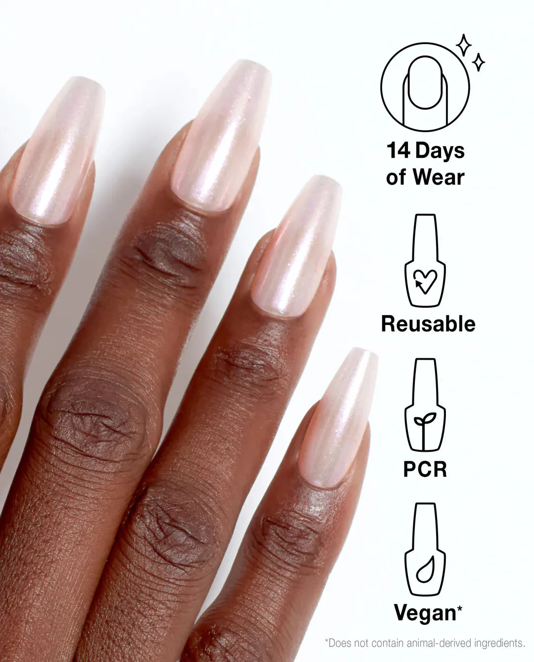 OPI xPRESS/ON Throw Me a Kiss- LONG, view 4
