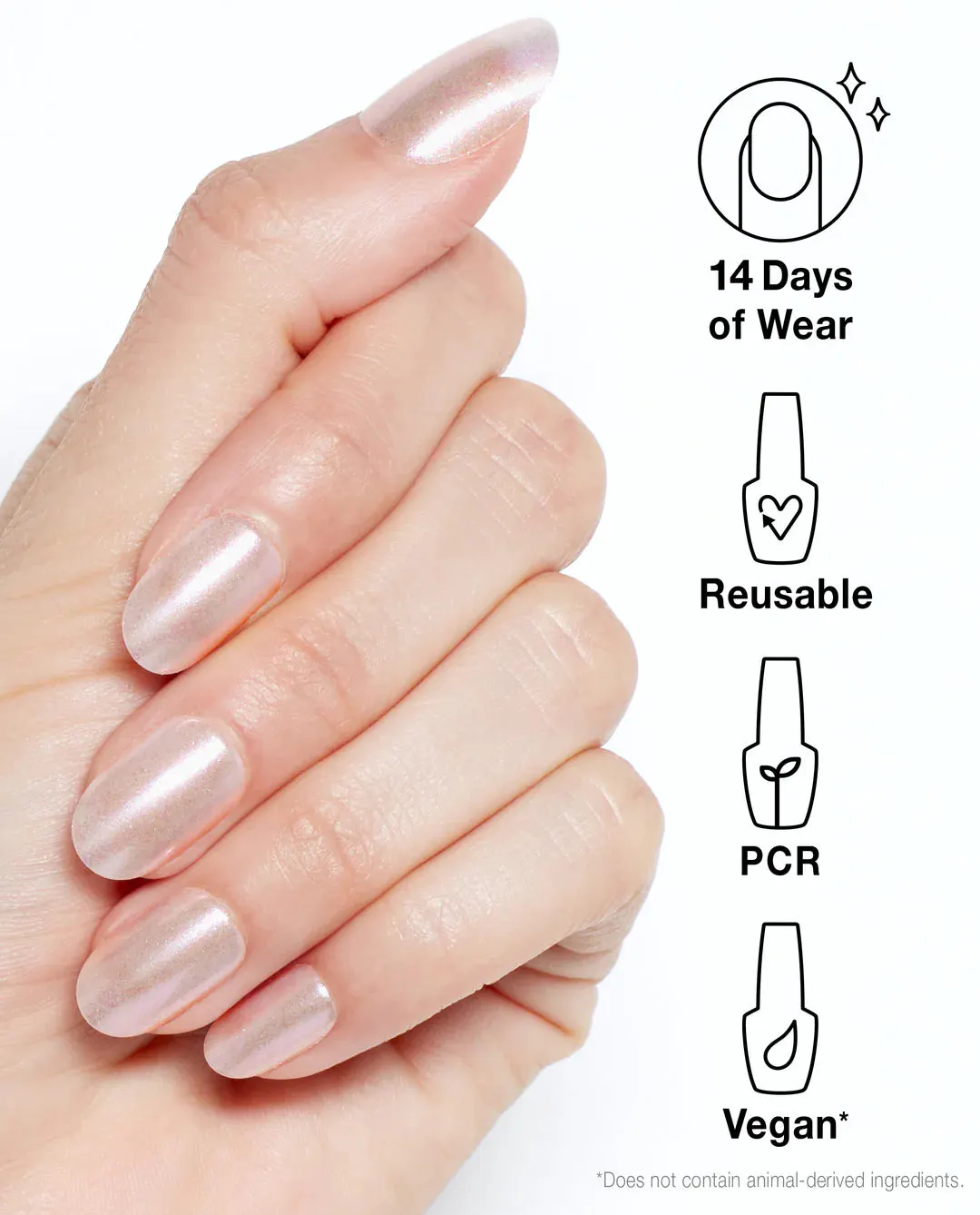 OPI xPRESS/ON Throw Me a Kiss, view 4