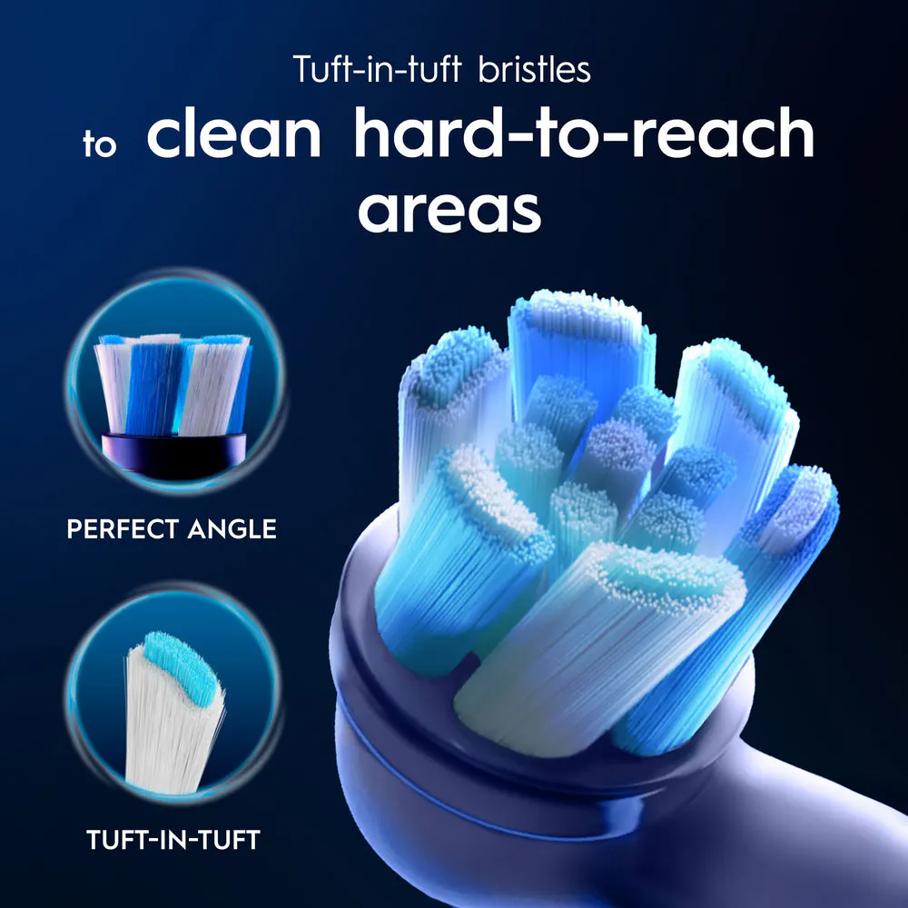 iO Advanced Clean White Electric Toothbrush Replacement Heads, 2pk, view 3