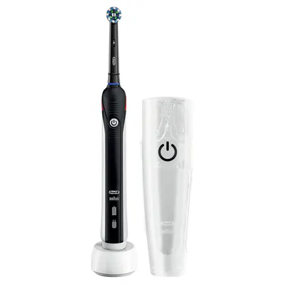 Oral-B Pro 2 2000 Electric Toothbrush + Travel Case BLACK