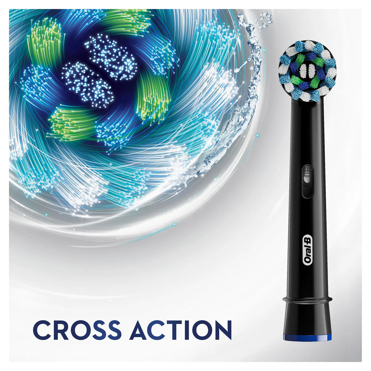 Oral-B Pro 2 2000 Electric Toothbrush + Travel Case BLACK, view 3
