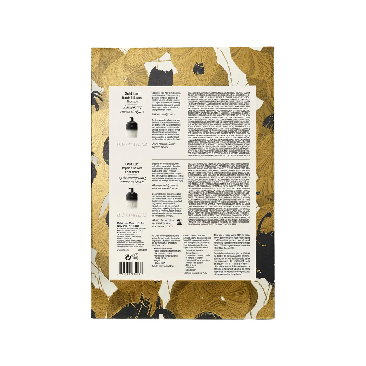 Oribe Gold Lust Litre Duo Pack, view 5