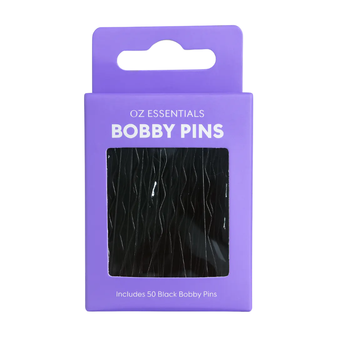 Oz Essentials Bobby Pins - Black, view 2