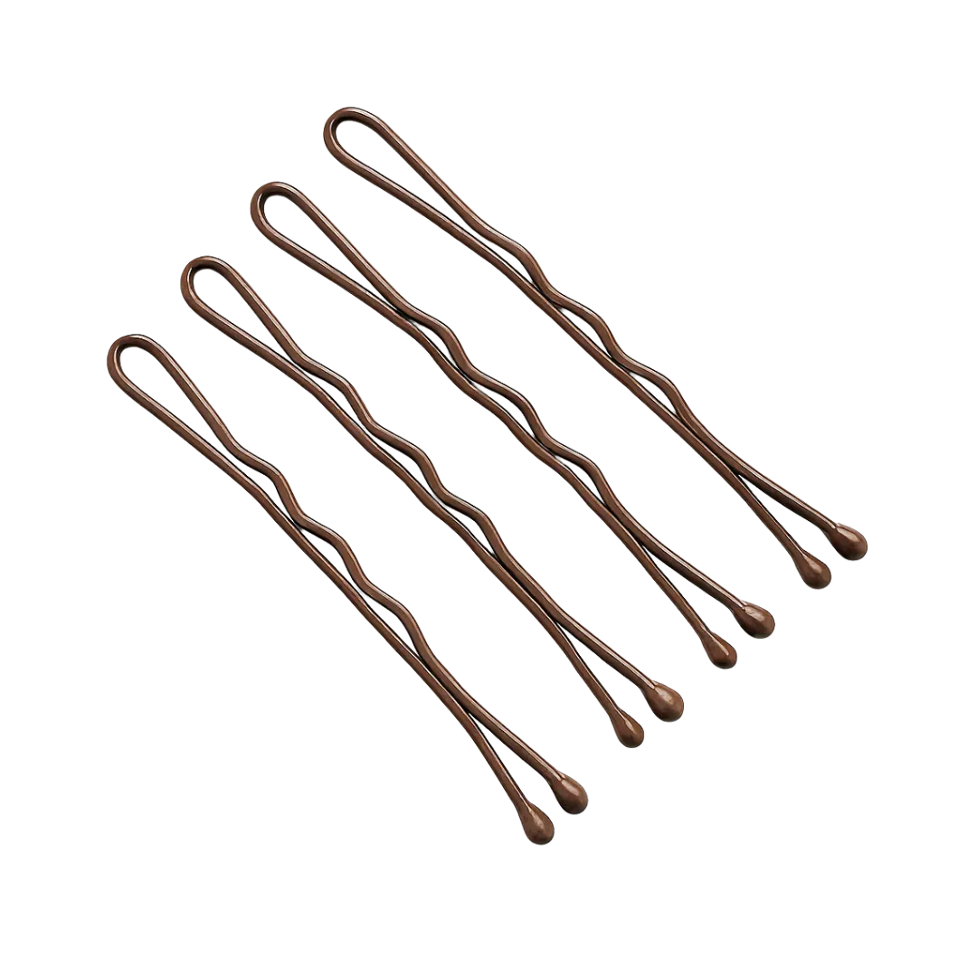 Oz Essentials Bobby Pins - Brown