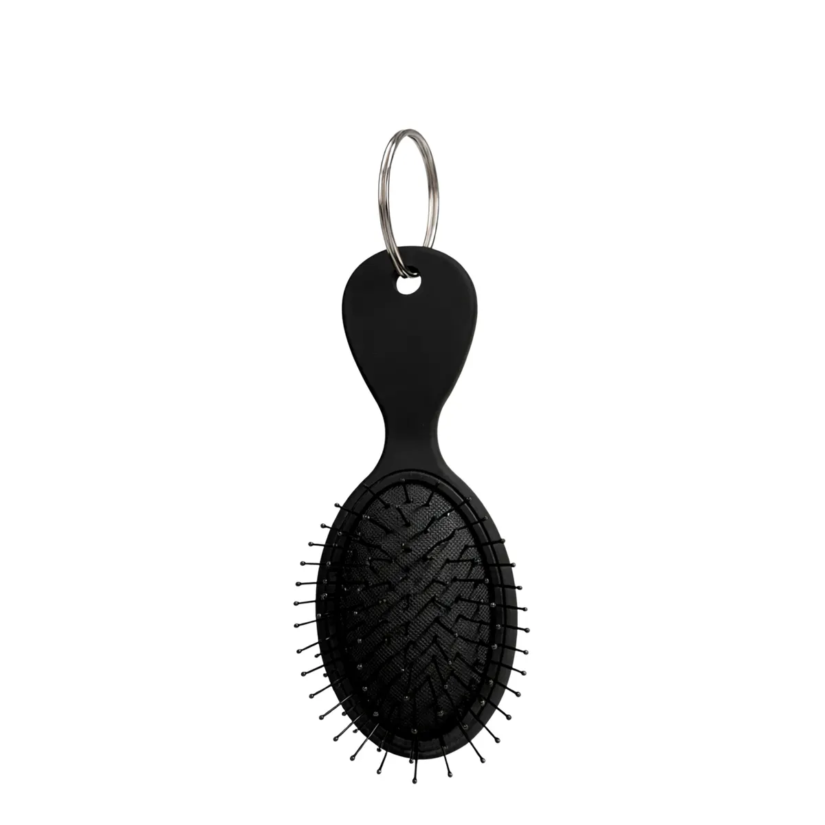 Oz Essentials Mini Keychain Hair Detangler - Black