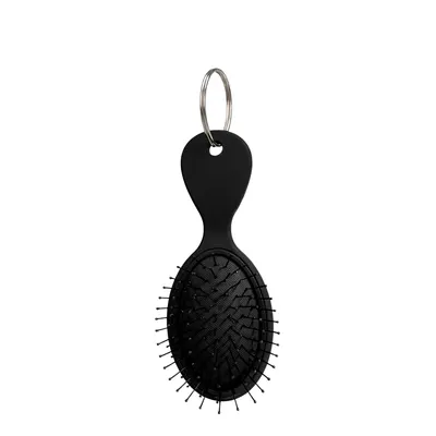 Oz Essentials Mini Keychain Hair Detangler - Black