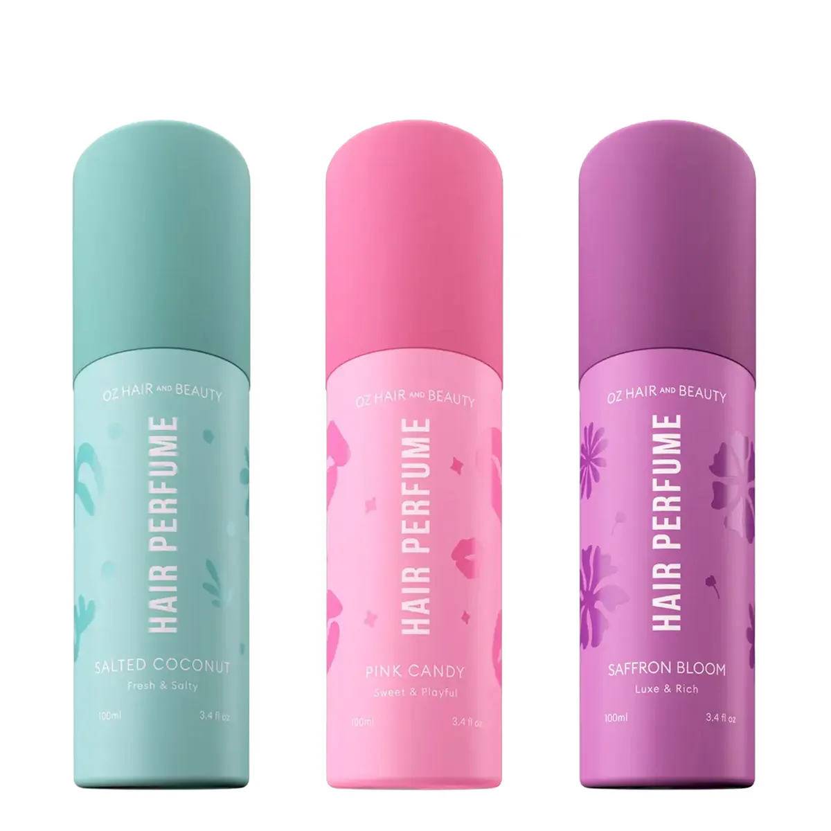 Oz Essentials Sweet Heat Hair Perfume Trio Bundle