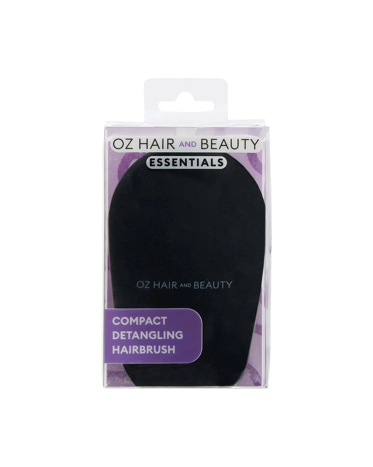 Oz Essentials Compact Detangling Hairbrush - Black, view 5