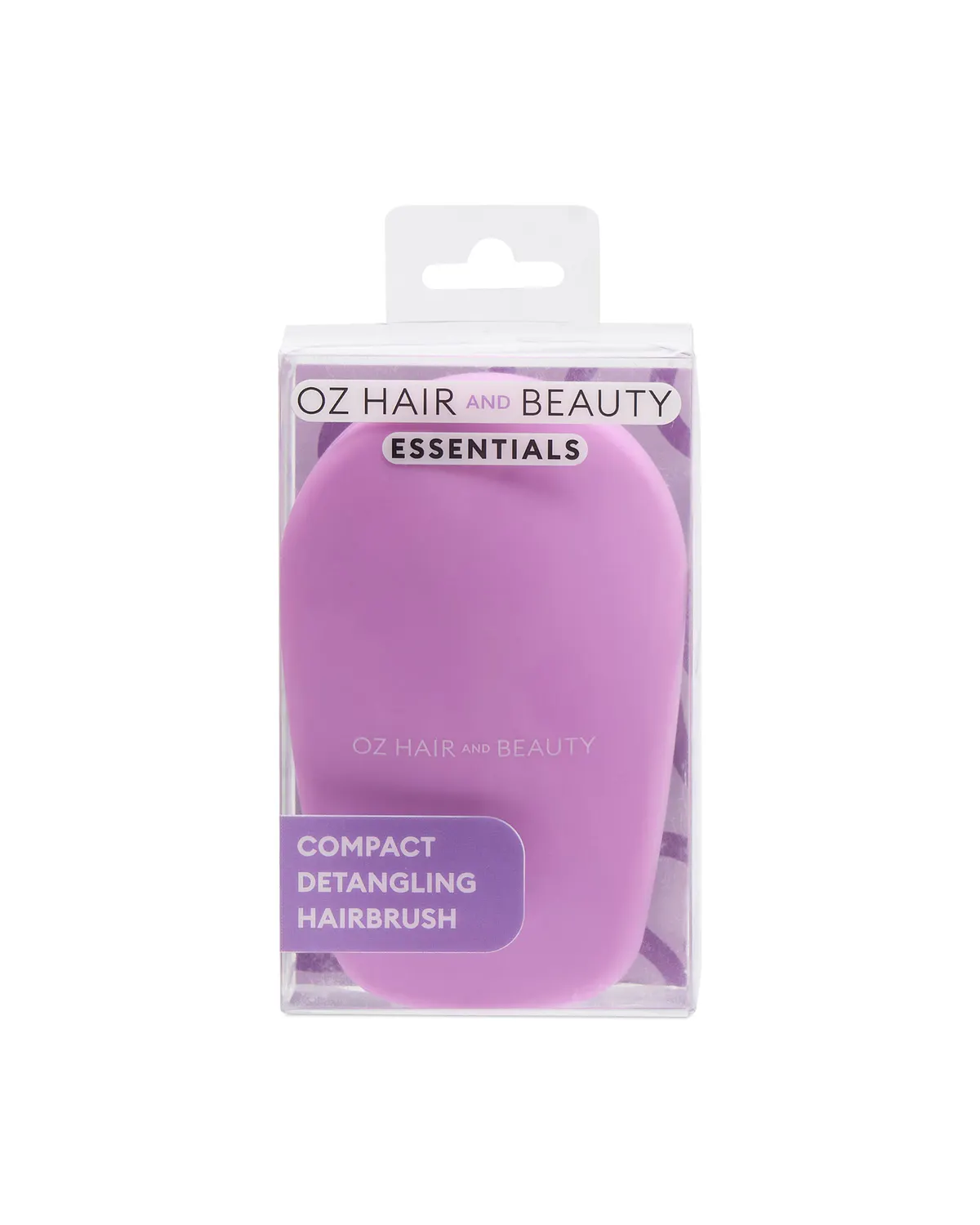 Oz Essentials Compact Detangling Hairbrush - Purple, view 5