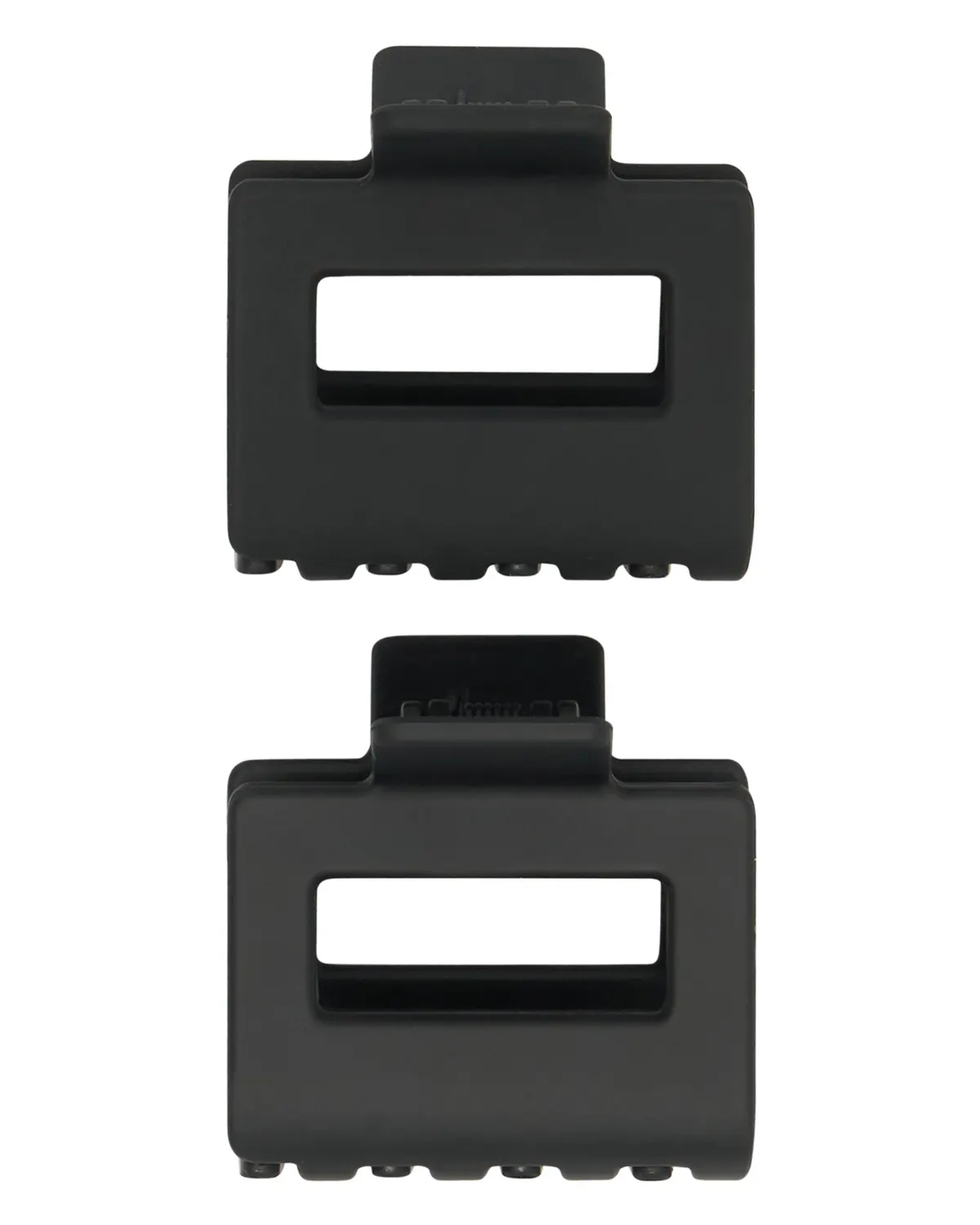 Oz Essentials Mini Claw Clip Duo - Black, view 2