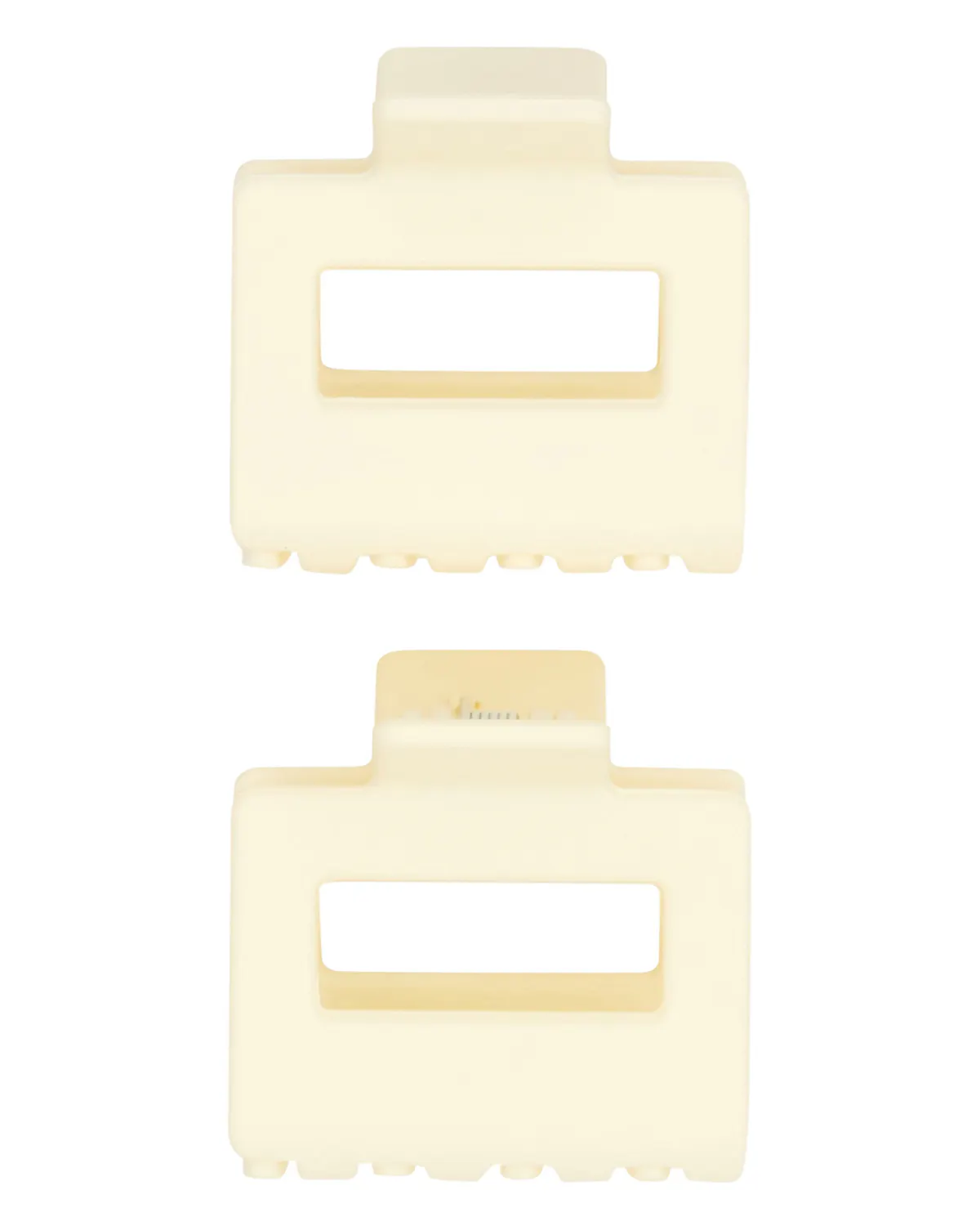 Oz Essentials Mini Claw Clip Duo - Cream