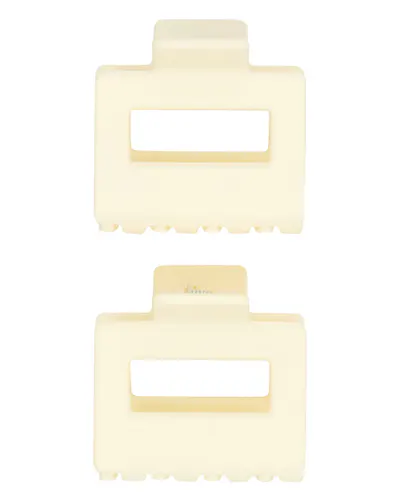 Oz Essentials Mini Claw Clip Duo - Cream
