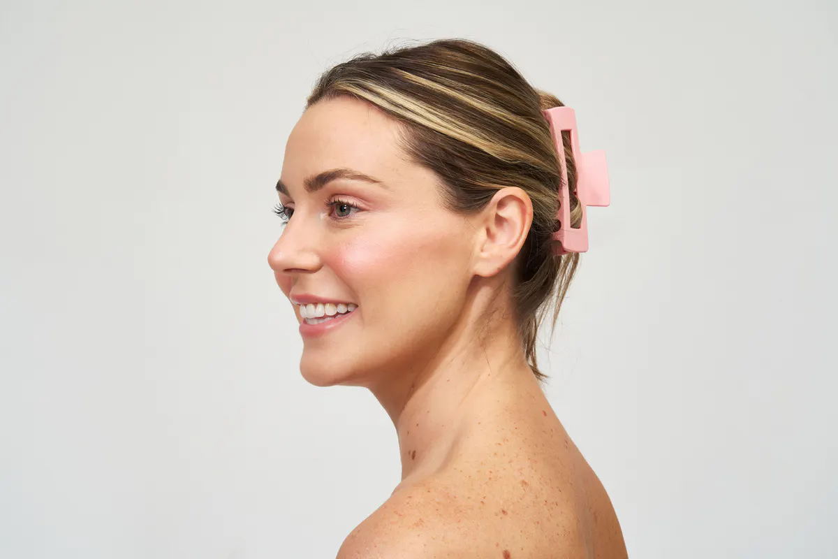 Oz Essentials Large Claw Clip - Pink, view 3