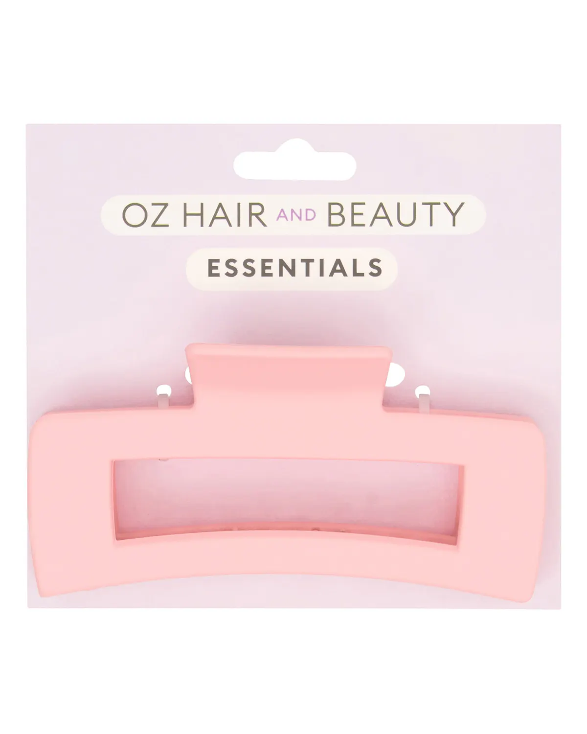 Oz Essentials Large Claw Clip - Pink, view 4