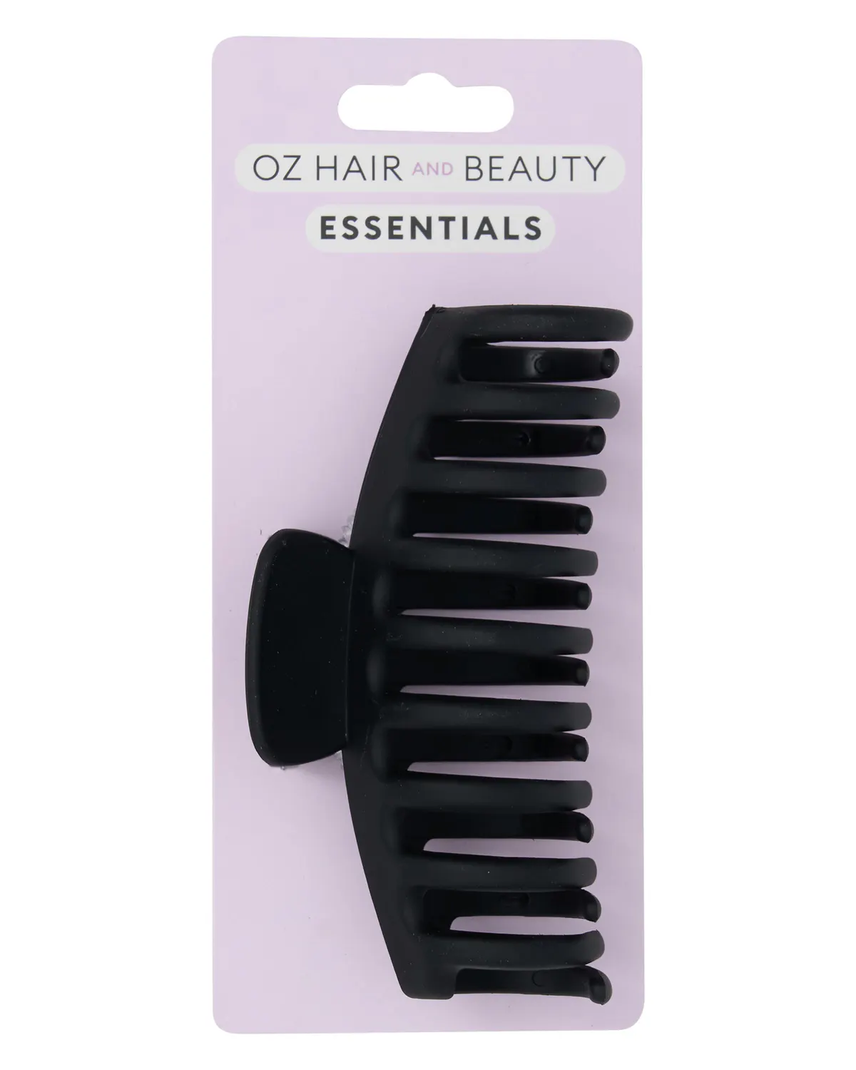 Oz Essentials Curved Claw Clip - Black, view 2