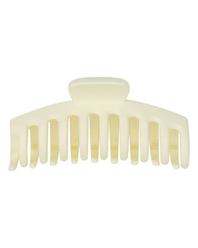 Oz Essentials Curved Claw Clip - White