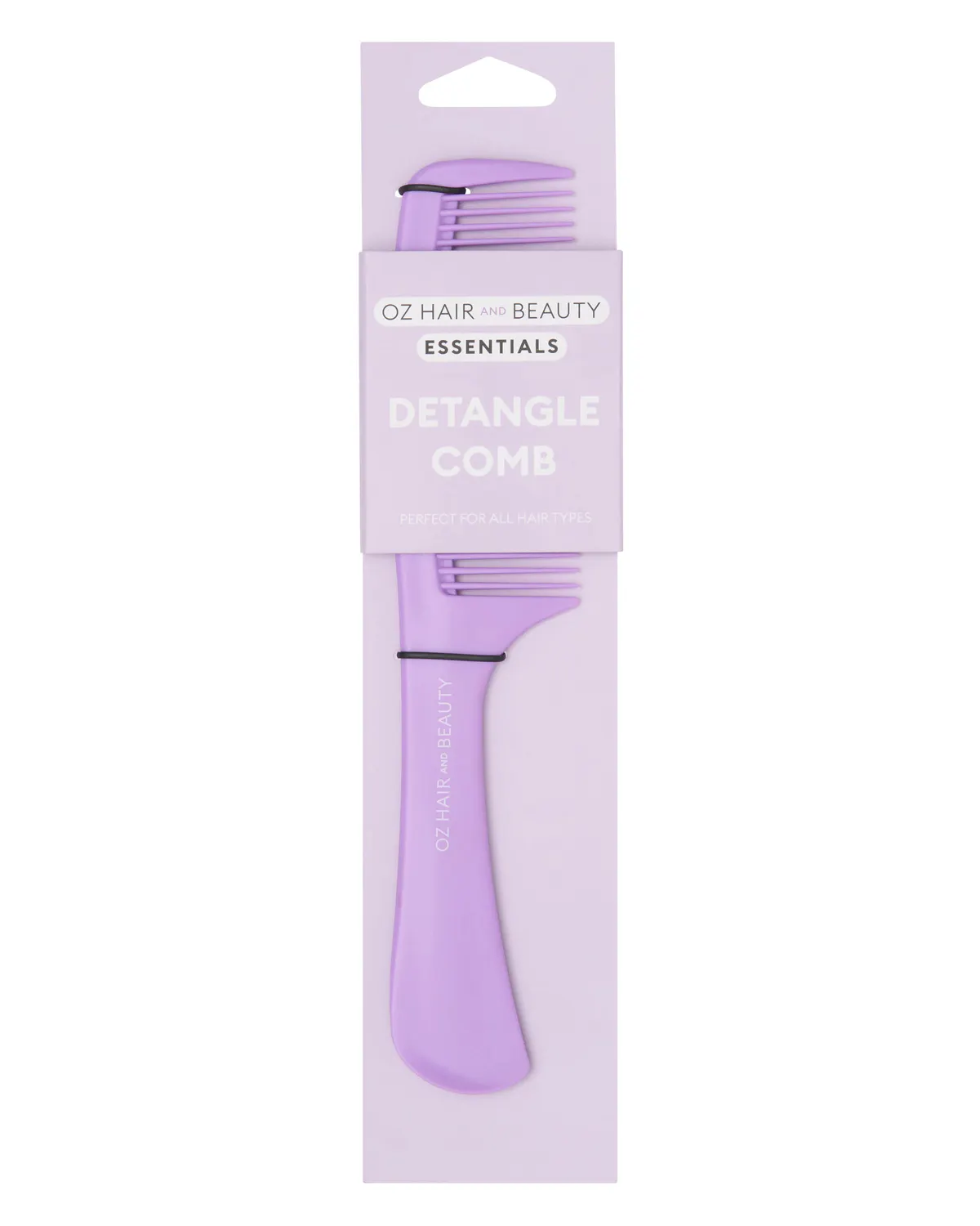 Oz Essentials Detangle Comb - Purple, view 2