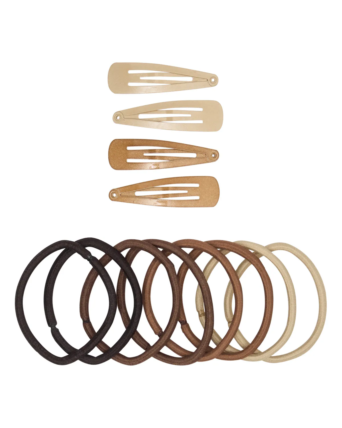 Oz Essentials Hair Clip and Elastic Set - Multi Colour