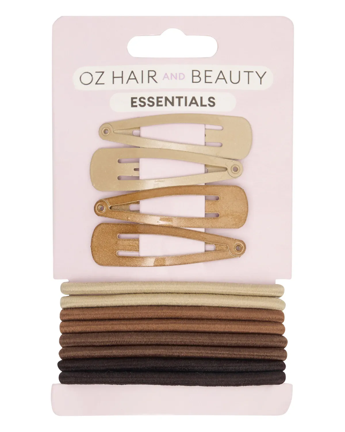 Oz Essentials Hair Clip and Elastic Set - Multi Colour, view 2