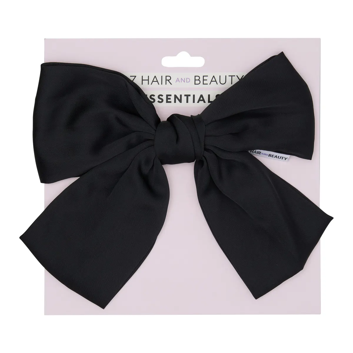Oz Essentials Hair Bow Clip - Black, view 2