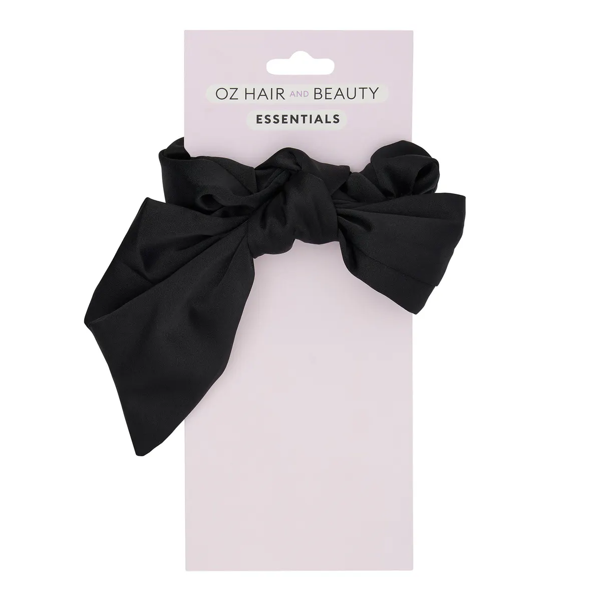 Oz Essentials Hair Bow Scrunchies - Black, view 2