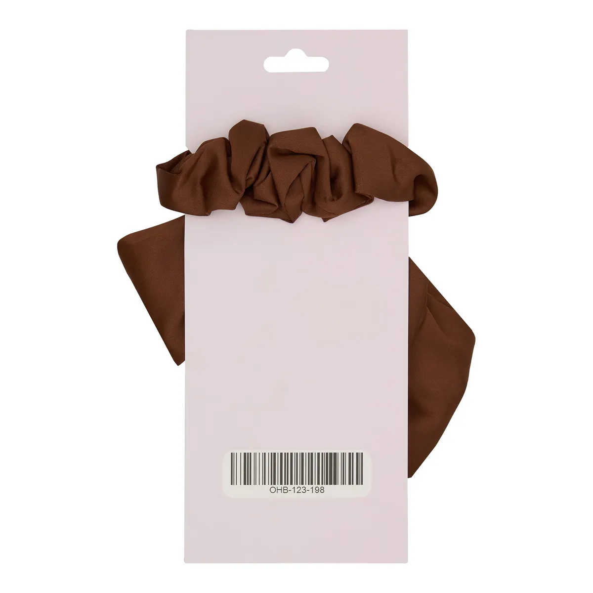 Oz Essentials Hair Bow Scrunchies - Brown, view 3